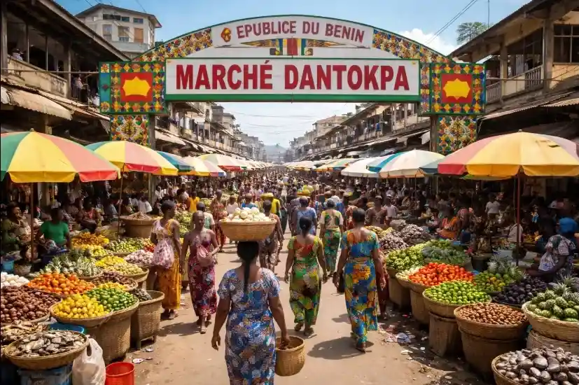 Featured story about Cotonou market life