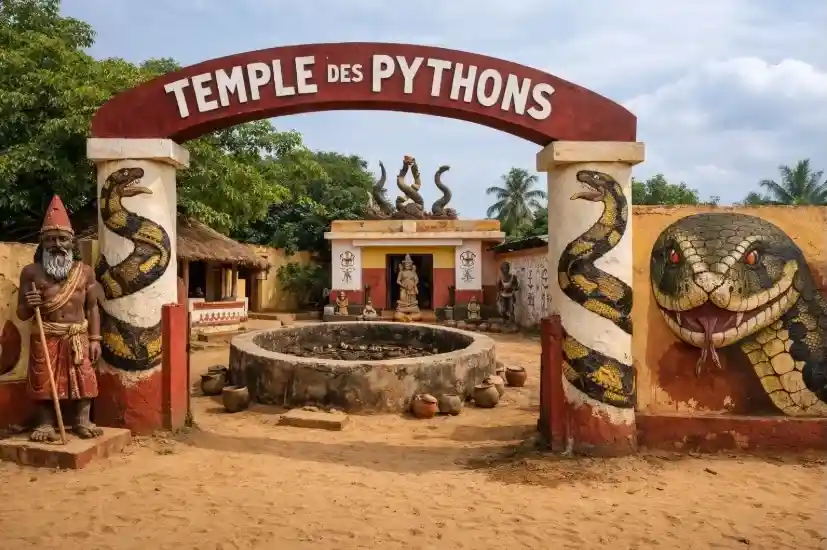 Python Temple in Ouidah Benin